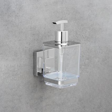 WENKO 22683100-Seebidosaator VACUUM-LOC QUADRO ED 7,5x16 cm hõbedane/läikiv kroom