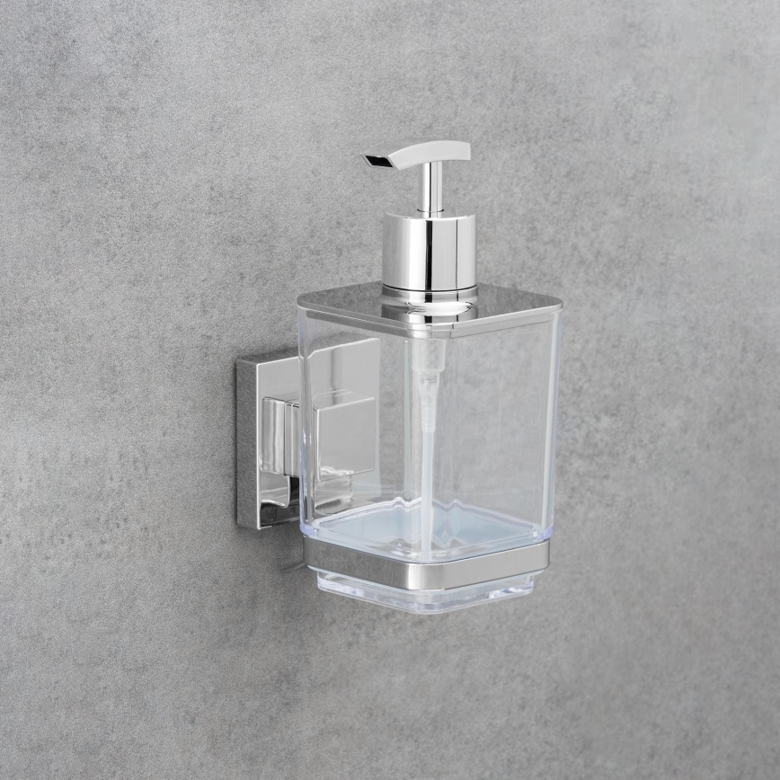 WENKO 22683100-Seebidosaator VACUUM-LOC QUADRO ED 7,5x16 cm hõbedane/läikiv kroom