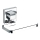 WENKO 22687100-Tualettpaberihoidja VACUUM-LOC QUADRO ED 14x11 cm läikiv kroom