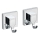 WENKO 22688100-konks VACUUM-LOC QUADRO ED 6x7 cm hõbedane/läikiv kroom
