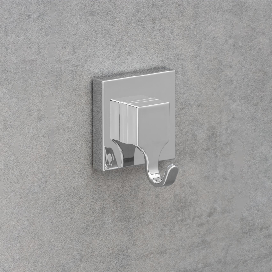 WENKO 22688100-konks VACUUM-LOC QUADRO ED 6x7 cm hõbedane/läikiv kroom