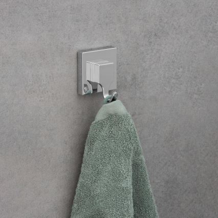 WENKO 22688100-konks VACUUM-LOC QUADRO ED 6x7 cm hõbedane/läikiv kroom
