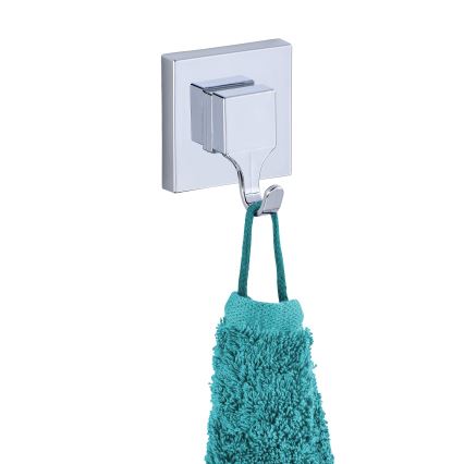 WENKO 22688100-konks VACUUM-LOC QUADRO ED 6x7 cm hõbedane/läikiv kroom