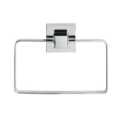 WENKO 22689100-Rätikuhoidja VACUUM-LOC QUADRO ED 18,5x14 cm hõbedane/läikiv kroom