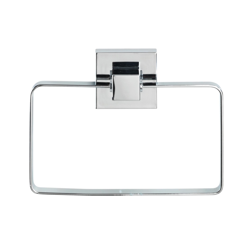 WENKO 22689100-Rätikuhoidja VACUUM-LOC QUADRO ED 18,5x14 cm hõbedane/läikiv kroom