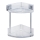 WENKO 22690100-Nurgariiul VACUUM-LOC QUADRO ED 28x32,5 cm hõbedane/läikiv kroom
