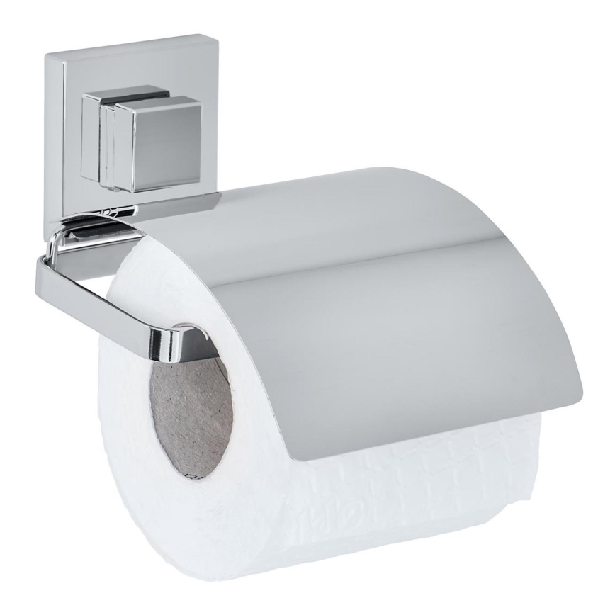 WENKO 22696100 - VACUUM-LOC QUADRO ED WC-paberihoidja 13x14 cm, läikiv kroom