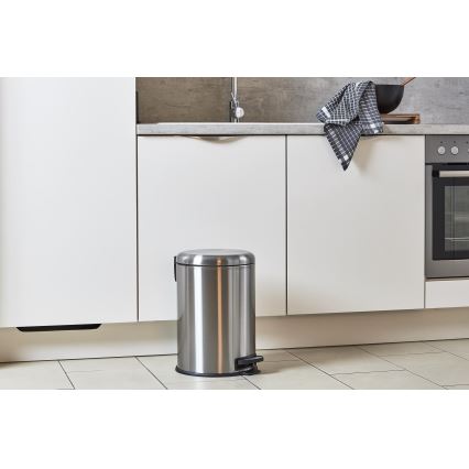 WENKO 22704100 - Korv LEMAN 30,5x44 cm roostevaba teras/satiinviimistlus/must