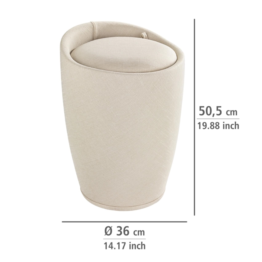 WENKO 22834100 - Tumba CANDY 36x50,5 cm beež/must