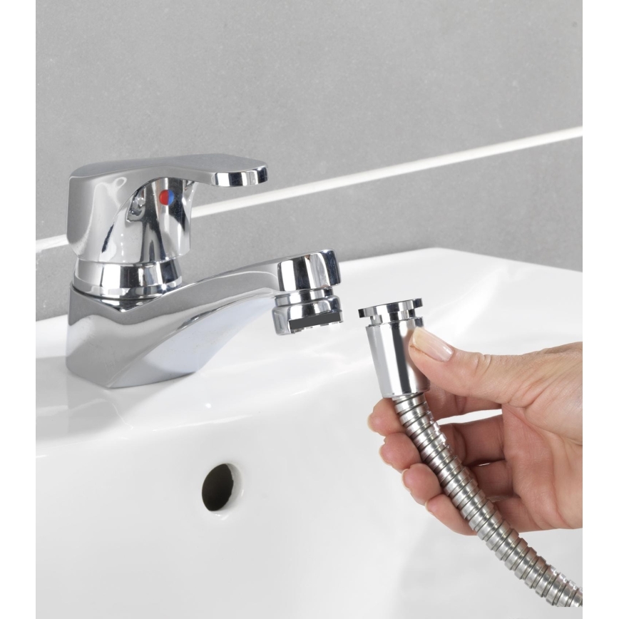 WENKO 22866100 - Dušš UNIVERSAL 170x6,5 cm läikiv kroom/hõbedane/hall