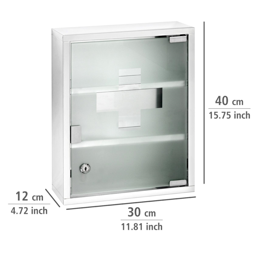 WENKO 22924100 - Esmaabikapp 30x40 cm roostevaba/hõbedane
