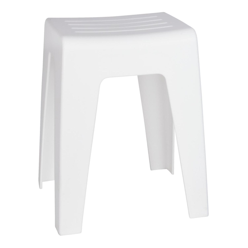 WENKO 22943100 - KUMBA taburet 38x47 cm valge