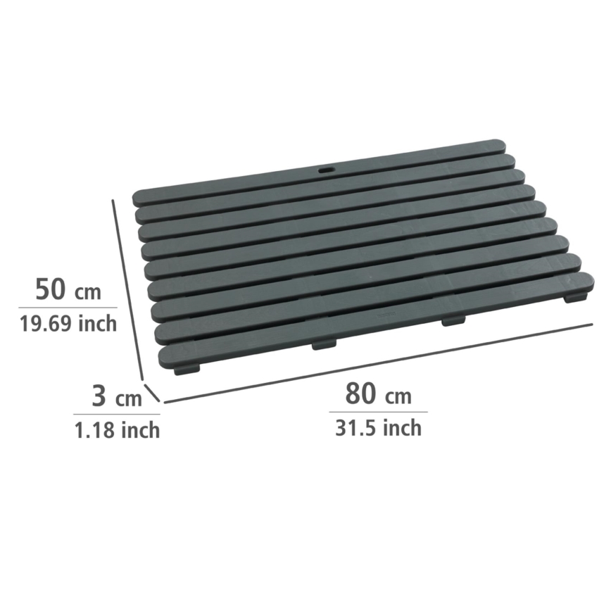 WENKO 22948100-Uksematt sise- & välikasutuseks 50x80 cm hall