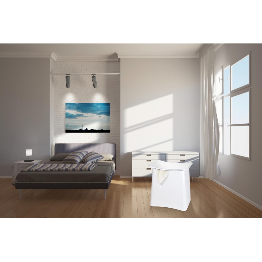 WENKO 22949100 - Tumba WING 45x48 cm valge/must