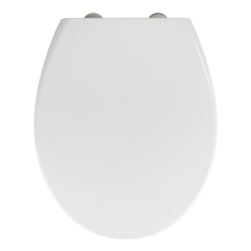 WENKO 22973100-WC WC-iste DELOS 44,5x37,5 cm valge/hõbedane
