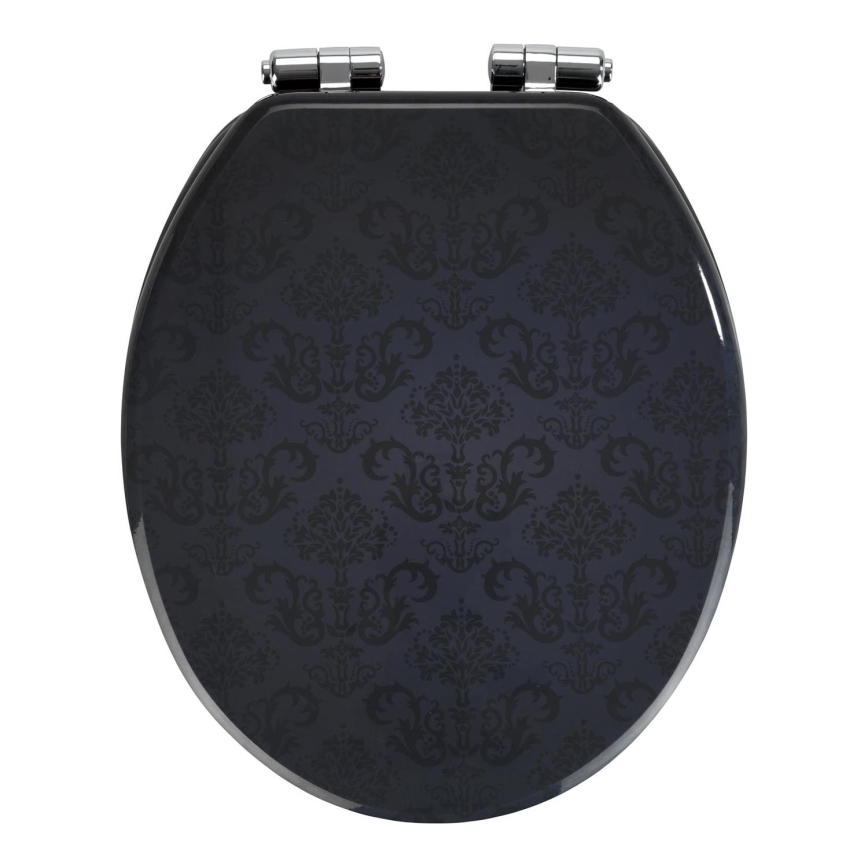 WENKO 22977100-WC-istme kaas BELLEVUE 35,5x42,5 cm antratsiit/hõbedane