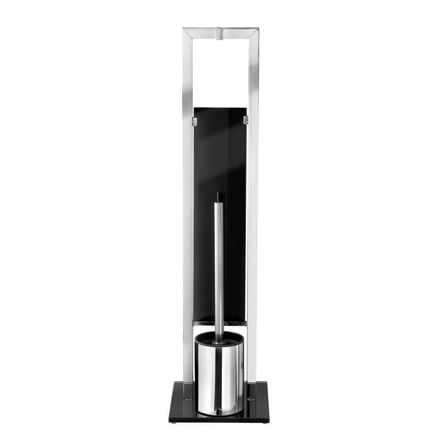 WENKO 22983100 - WC-hari RIVALTA 18x70 cm roostevaba teras/hõbedane/must