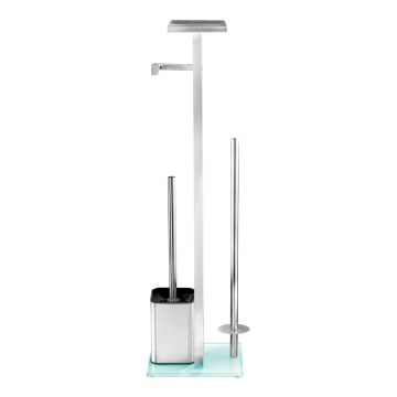 WENKO 23364100 - WC-hari DEBAR 21x70,5 cm roostevaba teras/satiinviimistlus/valge