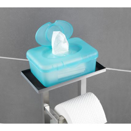 WENKO 23364100 - WC-hari DEBAR 21x70,5 cm roostevaba teras/satiinviimistlus/valge