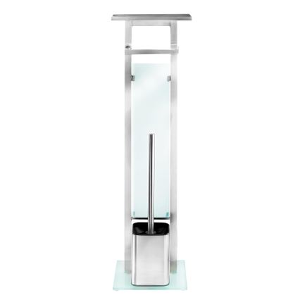 WENKO 23364100 - WC-hari DEBAR 21x70,5 cm roostevaba teras/satiinviimistlus/valge