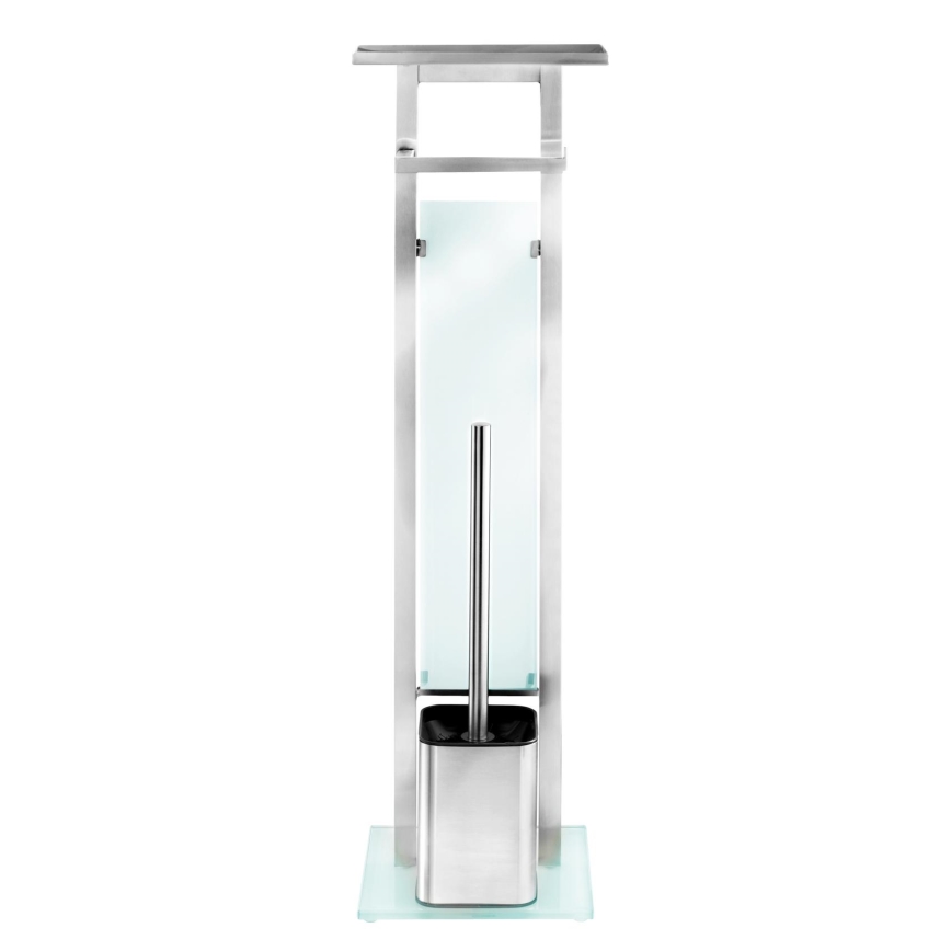 WENKO 23364100 - WC-hari DEBAR 21x70,5 cm roostevaba teras/satiinviimistlus/valge