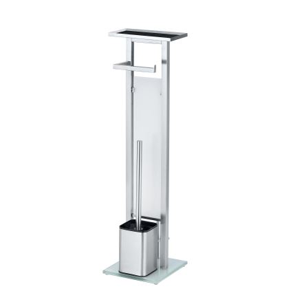 WENKO 23364100 - WC-hari DEBAR 21x70,5 cm roostevaba teras/satiinviimistlus/valge