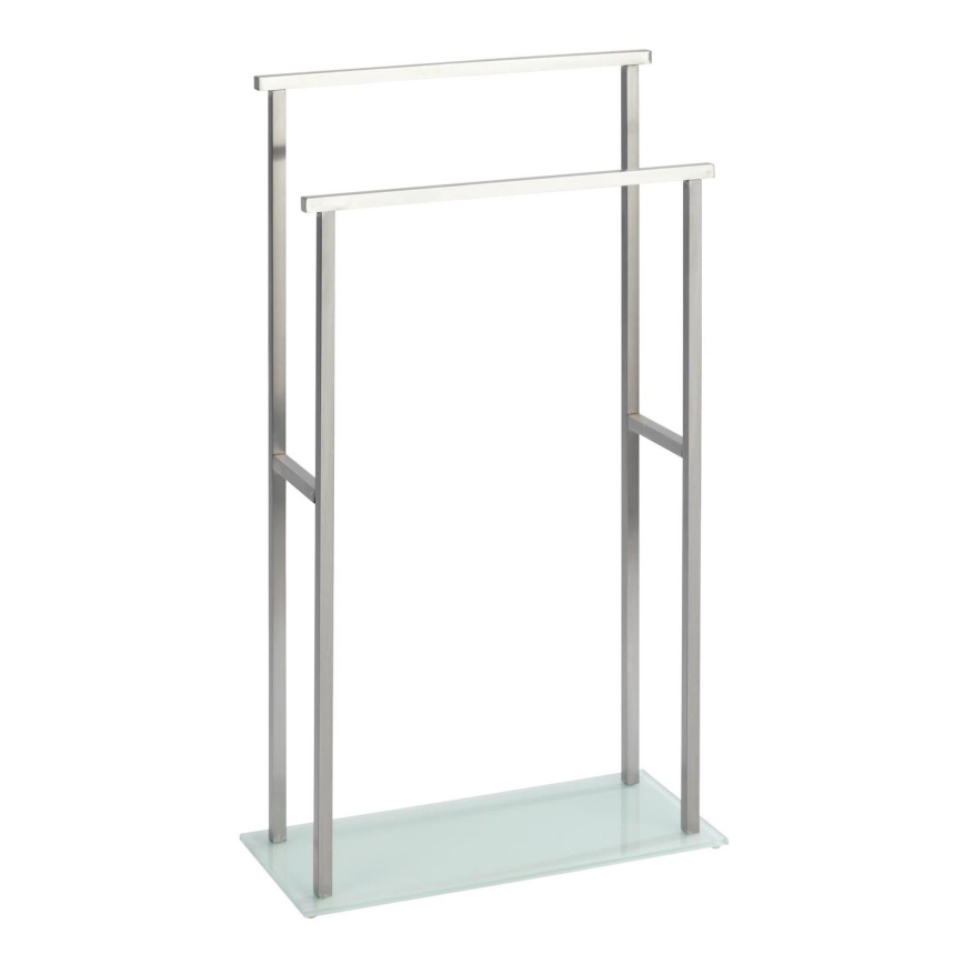 WENKO 23438100 - rätikuhoidja DEBAR 20x83 cm roostevaba teras/satiin/valge