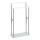 WENKO 23438100 - rätikuhoidja DEBAR 20x83 cm roostevaba teras/satiin/valge