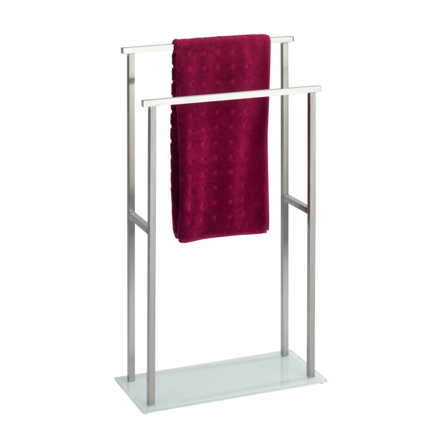 WENKO 23438100 - rätikuhoidja DEBAR 20x83 cm roostevaba teras/satiin/valge