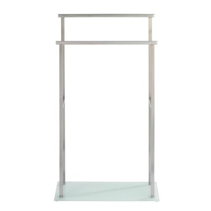 WENKO 23438100 - rätikuhoidja DEBAR 20x83 cm roostevaba teras/satiin/valge