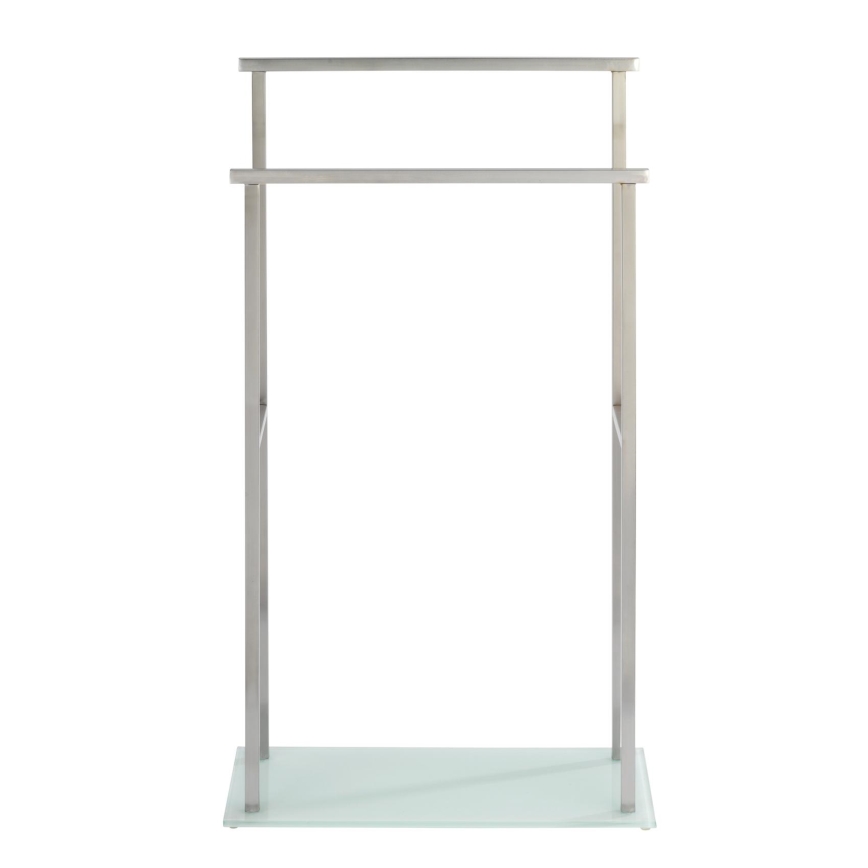 WENKO 23438100 - rätikuhoidja DEBAR 20x83 cm roostevaba teras/satiin/valge