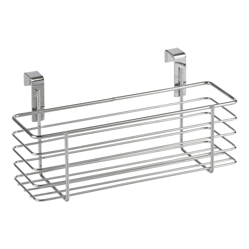 WENKO 2344100 - Korv SLIM 24x11,5 cm läikiv kroom/must