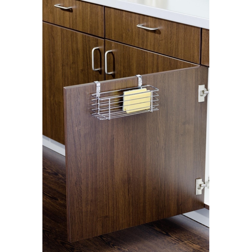 WENKO 2344100 - Korv SLIM 24x11,5 cm läikiv kroom/must
