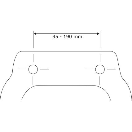 WENKO 23443100 - WC-istme kaas KOS 44x37 cm must