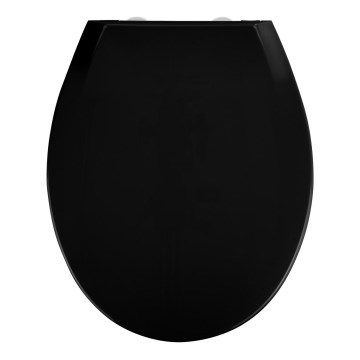 WENKO 23443100-WC WC-poti iste KOS 44x37 cm must/hõbedane