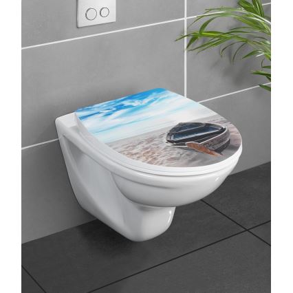 WENKO 23532100-WC WC-iste 300/350 KG WC-istmed 36,5x45 cm mitmevärviline/hõbedane