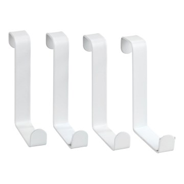 WENKO 23545100-Uksekonks 7,6x6 cm valge