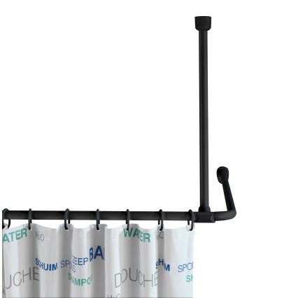 WENKO 23566100 - Lae tugi UNIVERSAL 57 cm must