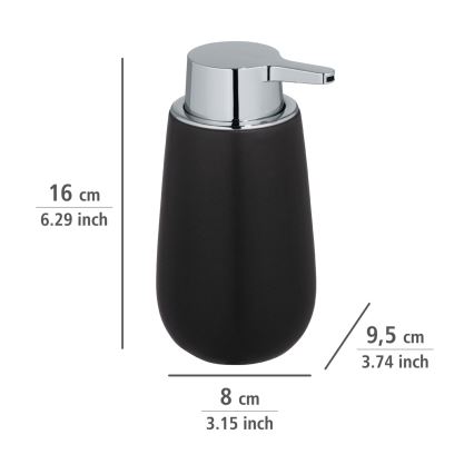 WENKO 23652800 - Vedelseebi dosaator BADI 320 ml must