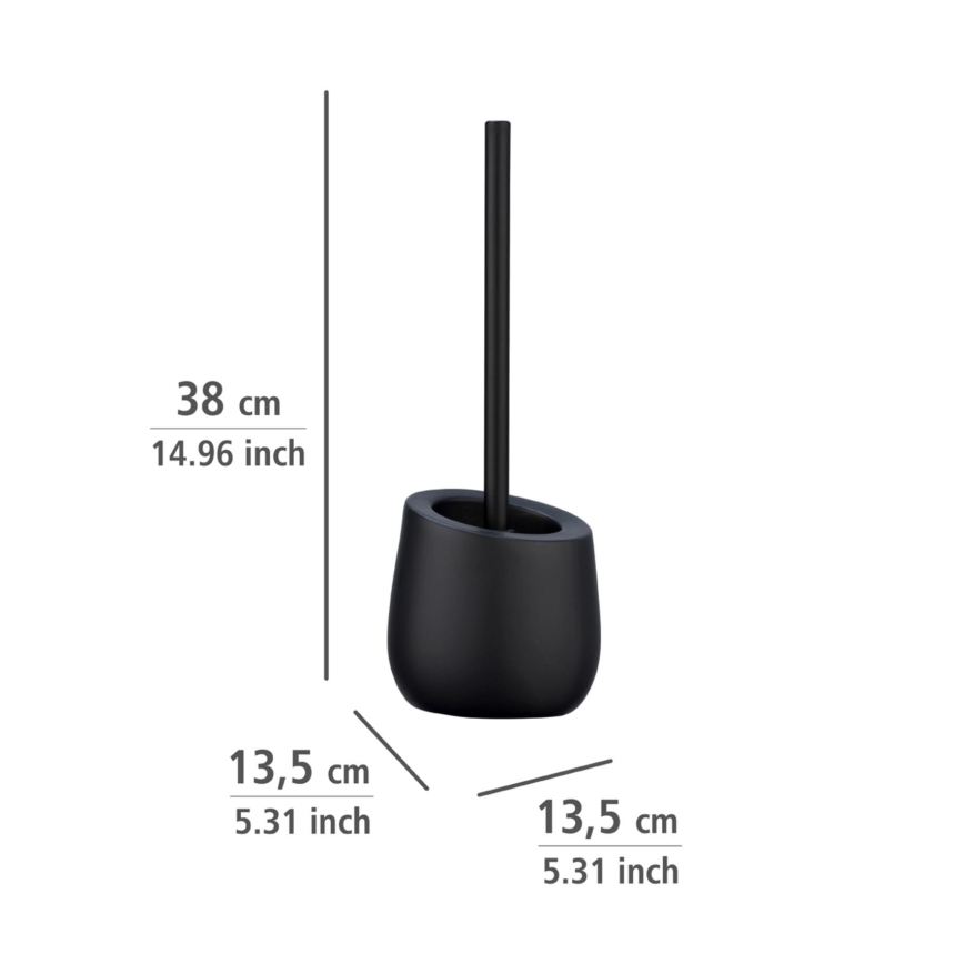 WENKO 23654800 - WC-hari BADI 13,5x38 cm must