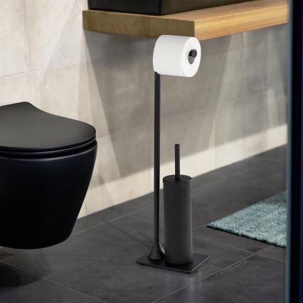 WENKO 23710100 - WC-hari HELLA 15x69 cm must