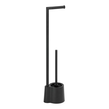 WENKO 23804100 - WC-hari AVOLA 13x70 cm roostevabast terasest/must