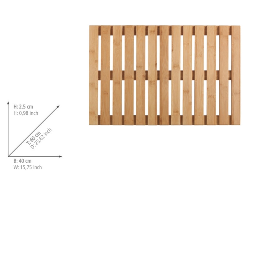WENKO 23838100 – Vannitoa matt 40x60 cm, pruun