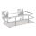 WENKO 23854800-riiul TURBO-LOC QUADRO ED. 24x14,5 cm roostevaba teras/läikiv kroom