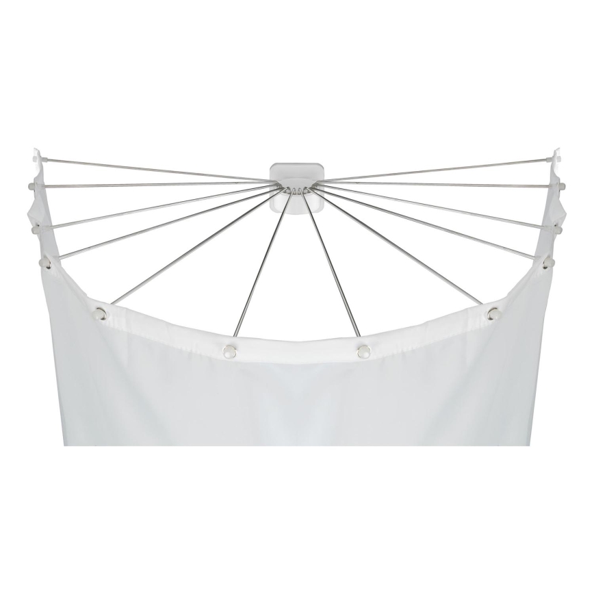 WENKO 23863100 - Dušikinnitus 96x72 cm roostevaba teras/valge