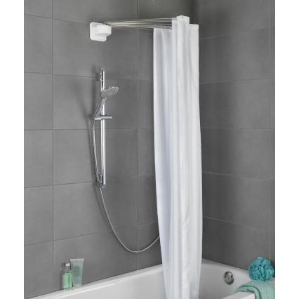 WENKO 23863100 - Dušikinnitus 96x72 cm roostevaba teras/valge
