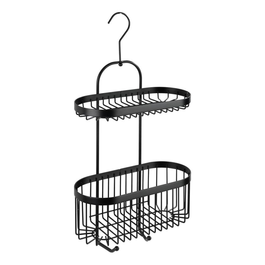 WENKO 23880100 – riiul CLASSIC PL. SCHWARZ 26,5x47 cm must