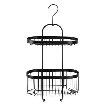 WENKO 23880100 – riiul CLASSIC PL. SCHWARZ 26,5x47 cm must