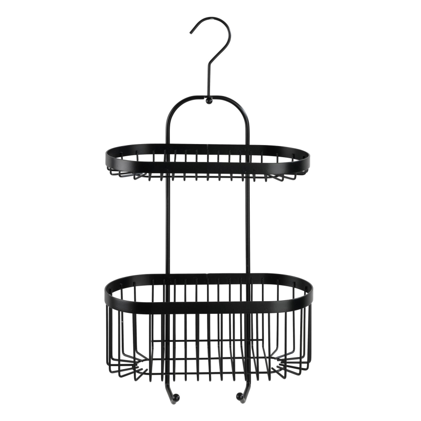 WENKO 23880100 – riiul CLASSIC PL. SCHWARZ 26,5x47 cm must