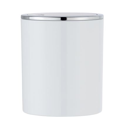 WENKO 23930100 - Prügikast INCA 14x16,8 cm valge/läikiv kroom